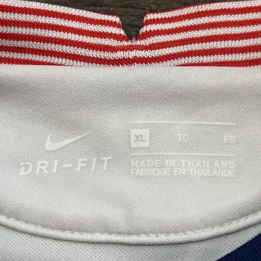 USMNT Nike Youth 2020/21 Home Kit Vaporknit - White/Navy - Youth XL